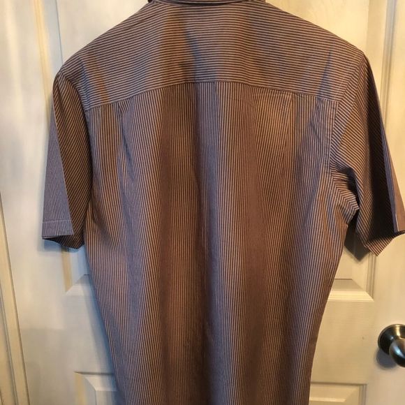 Alfani‎ Short Sleeve Shirt with Pin-tuck Pleat - Size M - Picture 6 of 6